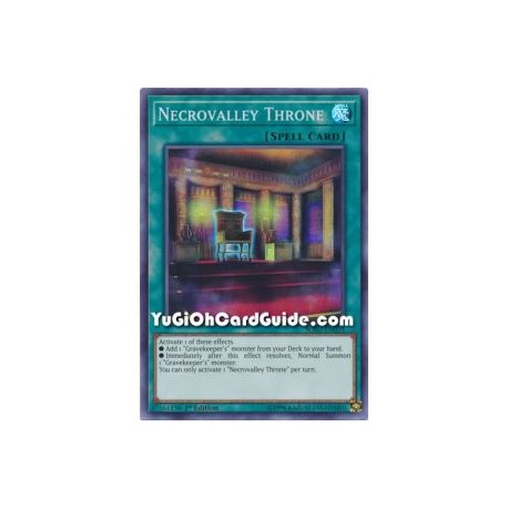 Necrovalley Throne (Super Rare)