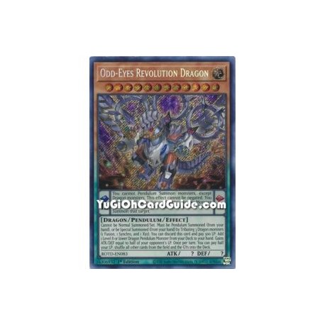 Odd-Eyes Revolution Dragon (Secret Rare)