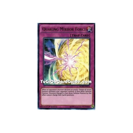 Quaking Mirror Force (Ultra Rare)