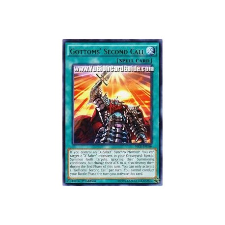 Gottoms Second Call (Rare)