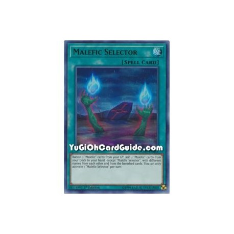 Malefic Selector (Ultra Rare)