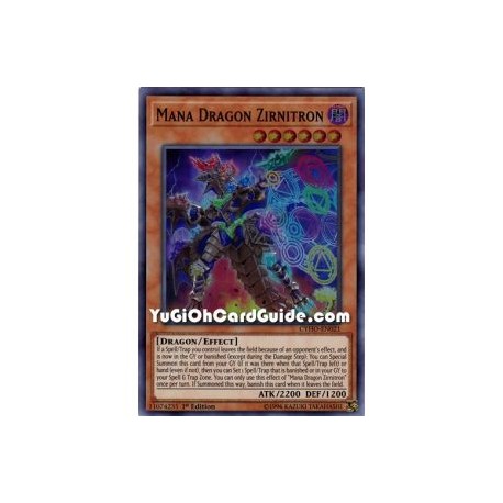 Mana Dragon Zirnitron (Super Rare)
