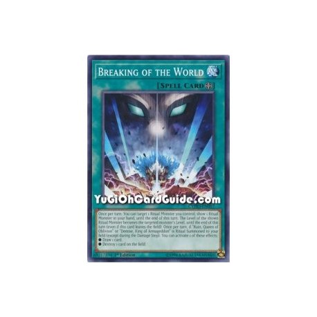 Breaking of the World (Common)
