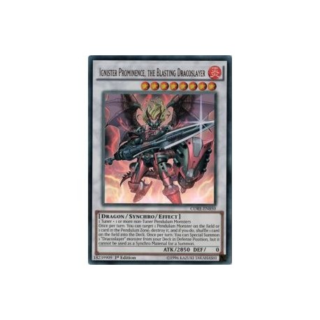 Ignister Prominence, the Blasting Dracoslayer (Ultra Rare)