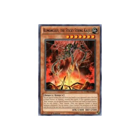 Kumongous, the Sticky String Kaiju (Rare)