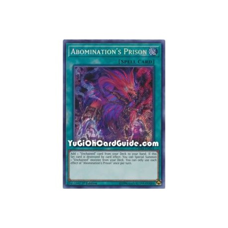 Abomination's Prison  (Secret Rare)