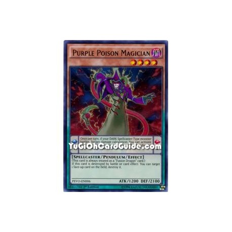 Purple Poison Magician (Super Rare)