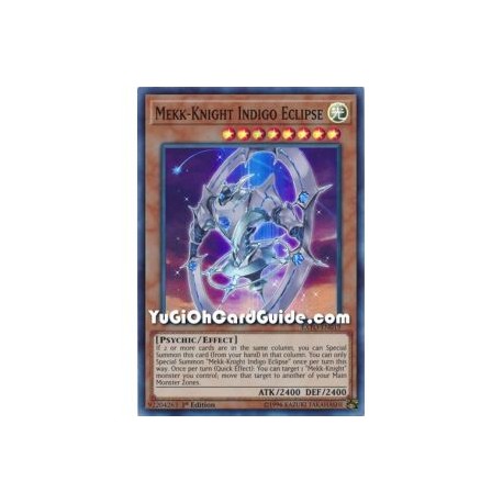 Mekk-Knight Indigo Eclipse (Super Rare)