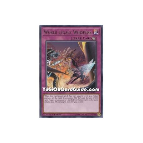 World Legacy Whispers (Rare)